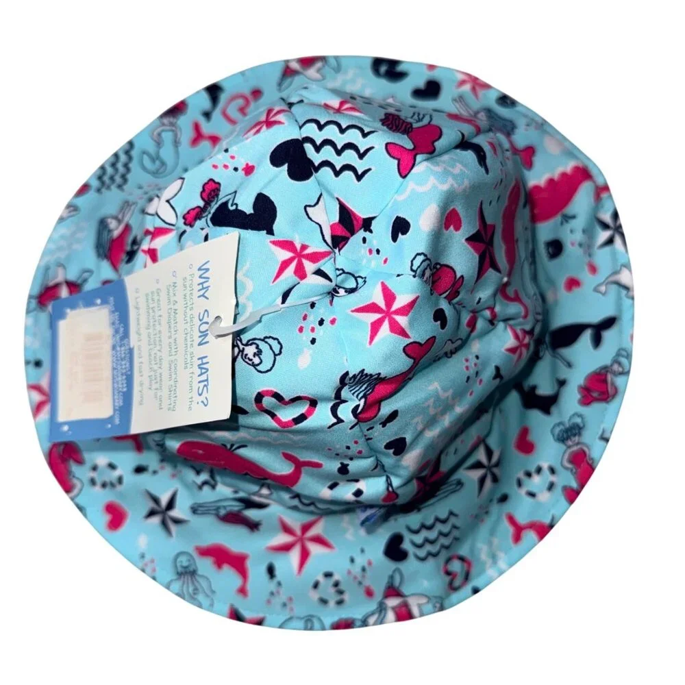 My Swim Baby Reversible Sun Hat Medium 6-18 Months UPF 50+ Polyester